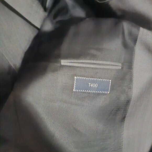 Bernard Denault Tombolini Men's Grey Jacket Blazer, T400 - Picture 4 of 7